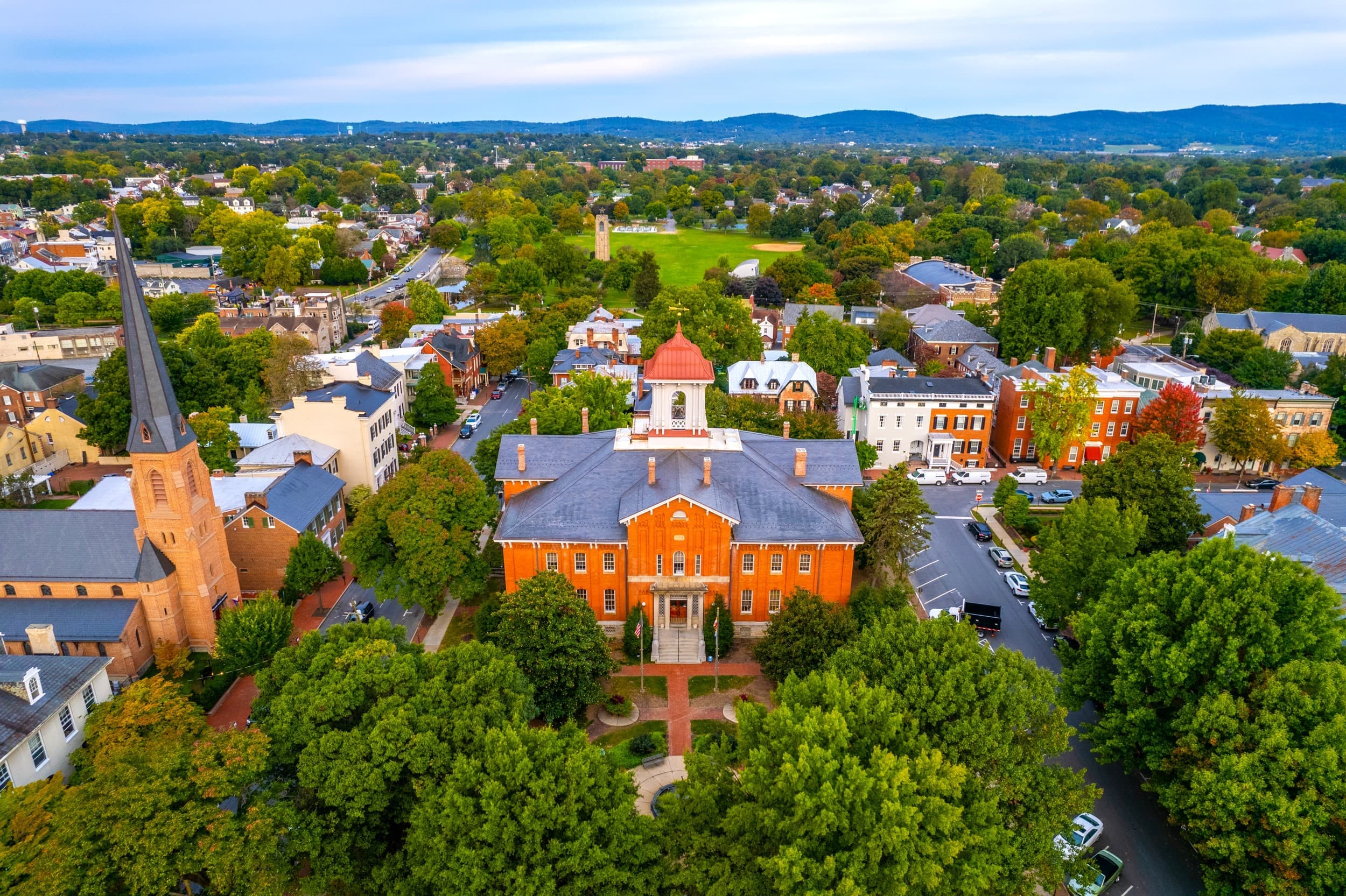 Frederick City Hall, where the City Council approved the land donation agreement for Mosaic